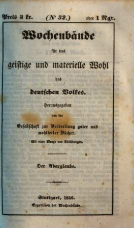 Der Aberglaube