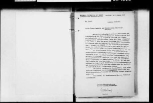 Runderlasse des Innenministeriums zu verschiedenen Themen (v.a. Umgang mit der Besatzungsmacht, Organisationsfragen, Kriegsfolgen)