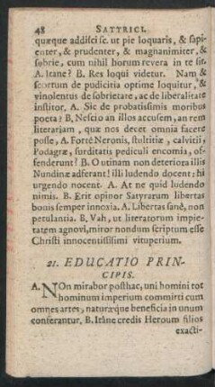 21. Educatio Principis