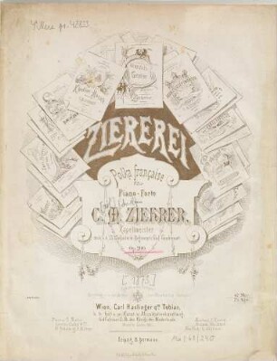 Ziererei : Polka française ; für Piano-Forte ; op. 200