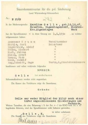 Gelle, Karoline
