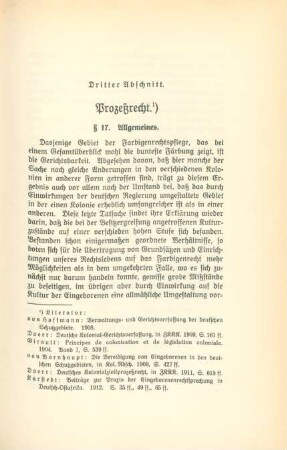 Dritter Abschnitt. Prozeßrecht