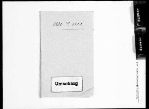 Stellen und Personal (1821-1822)