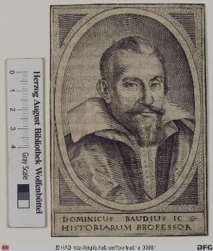Bildnis Dominicus Baudius (eig. Dominique Baudier)