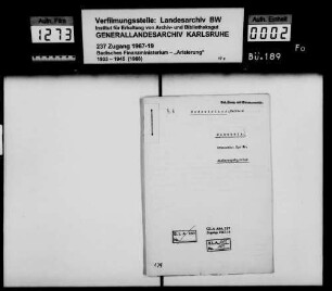 Bodenheimer, Berthold, Manufakturwarengeschäft Mannheim Sicherungshypothek