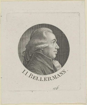 Bildnis des I. I. Bellermann