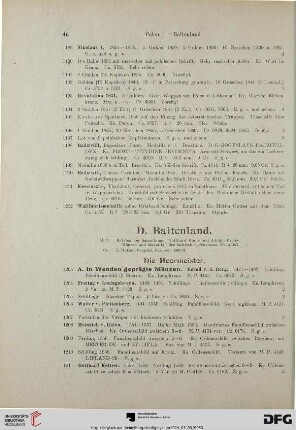 D. Baltenland (Nr. 1203-1465)