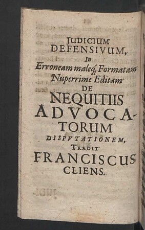 Judicium defensivum