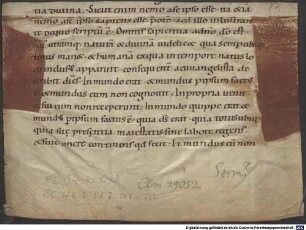 Homilia in nat. domini. Homilia in nat. ss. Johannis et Pauli [u.a.] - BSB Clm 29440(8