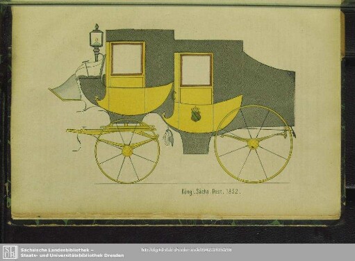 Köngl. Sächs. Post. 1852
