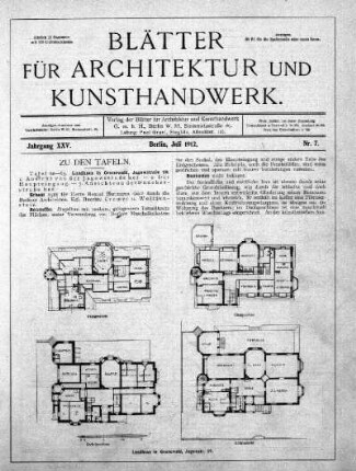 Nr. 7, Juli 1912