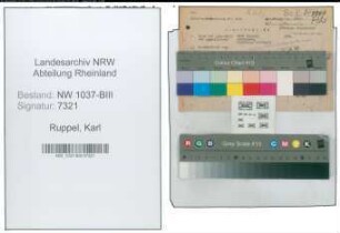 Entnazifizierung Karl Ruppel , geb. 27.03.1900 (Verw.Direktor)