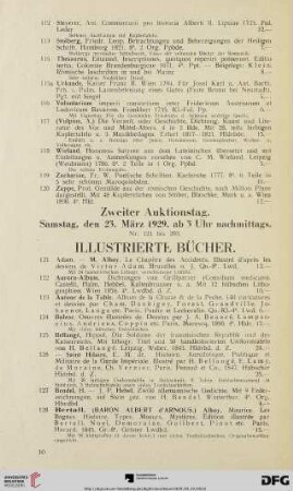 Illustrierte Bücher (Nr. 121 - 293)