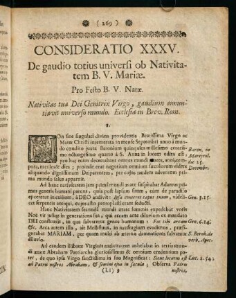 269-278, Consideratio XXXV.