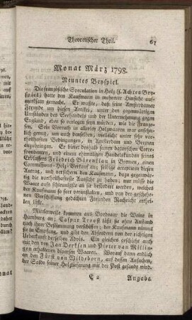 Monat März 1798. - Monat April 1798.