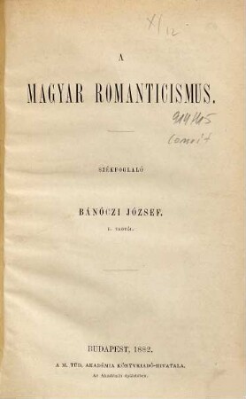 Értekezések a nyelv- és széptudományok köréből. 10. 1882/83, Szám 12