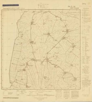 2508 (alte Nr.: 1104) Pewsum, Topographische Karte 1:25000 (4cm - Karte)