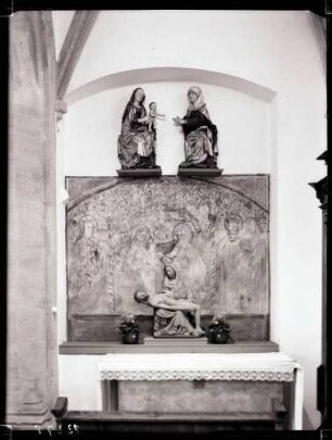 Stadtpfarrkirche; südliche Kapelle, Seitenaltar nach der Restaurierung