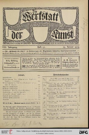 Heft 17 (25. Januar 1909)