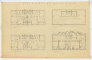 Wohnhaus Tübinger Straße 8, Berlin-Wilmersdorf: Grundrisse 1:100