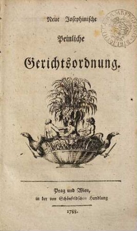 Neue Josephinische peinliche Gerichtsordnung