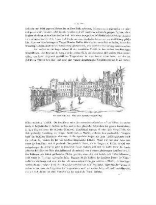 Der innere Schlosshof. Nach einer Aquarelle vom Jahre 1690