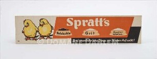Reklameschild "Spratt’s"