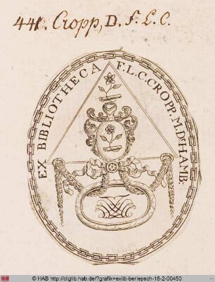 Wappen des Friedrich Ludwig Christian Cropp