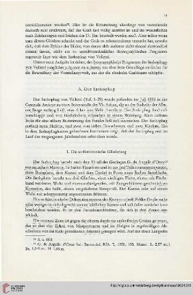 A. Der Sarkophag