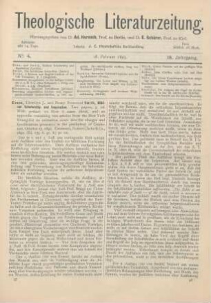 97-99 [Rezension] Evans, Llewelyn J., Biblical Scholarship and Inspiration. Two papers. 3. ed