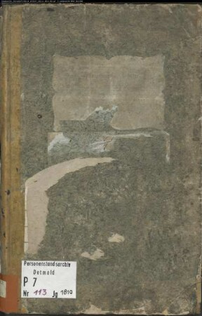 Zivilstandsregister der Munizipalität Harsewinkel (GHT 1810). (Gemeinde: Harsewinkel, Kreis Warendorf)