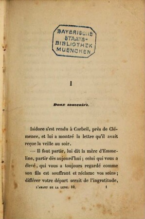 L' amant de la lune : Par Ch[arles] Paul de Kock, 10