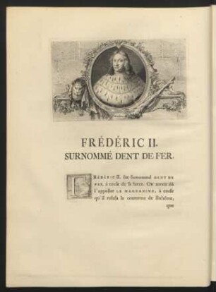Frédéric II. Surnommé Dent De Fer.