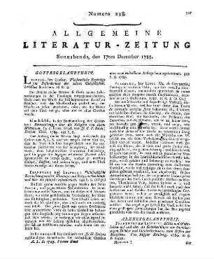 Der katholische Volkslehrer. Jg. 1, St. 1-3. Eine periodische Schrift für das unstudierte Publikum. Nürnberg: Grattenauer 1785