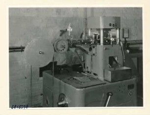 Stanzautomat, Foto 1958