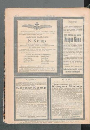 Regierungs- und Schulrat K. Kamp : [Nekrolog]