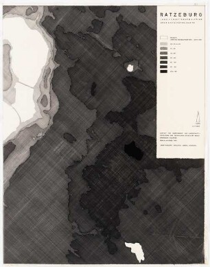 Landschaftsaufbauplanung Ratzeburg: Höhenplan 1:5000