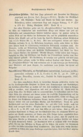459-468 Empfehlenswerthe Schriften