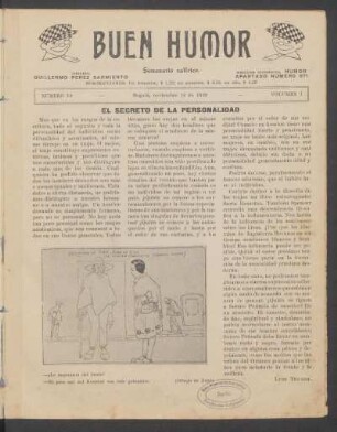 1922,1,10: volumen 1, número 10 (noviembre 18 de 1922)