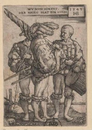 Fähnrich, Trommler und Pfeifer