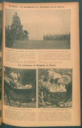 Los soberanos de Bulgaria en Berlín