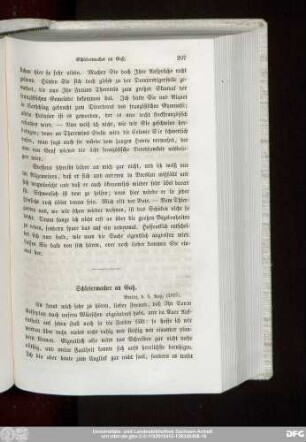 Schleiermacher an Gaß. Berlin, d. 5. Aug. (1815).