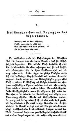 Das Unangenehme und Angenehme des Lehrerstandes