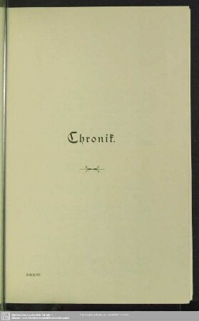 Chronik