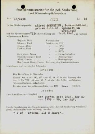 Schneider, Alfred