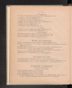 Academische Commissionen.