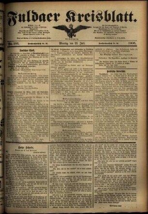 Ausgabe vom Montag, den 23. Juli 1906.