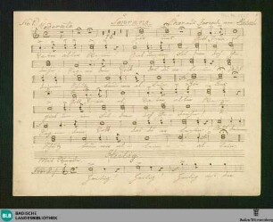 4 Choruses - Don Mus.Ms. 2525 : Coro