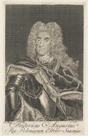 Bildnis des Friedrich August II. von Polen