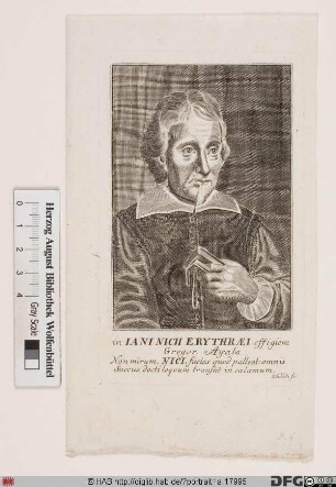 Bildnis Gian Vittorio Rossi (lat. Janus Nicius Erythraeus)